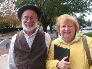 Fairhaven Tour Guide Chris Richards with Facilitator Jackie Rolnick